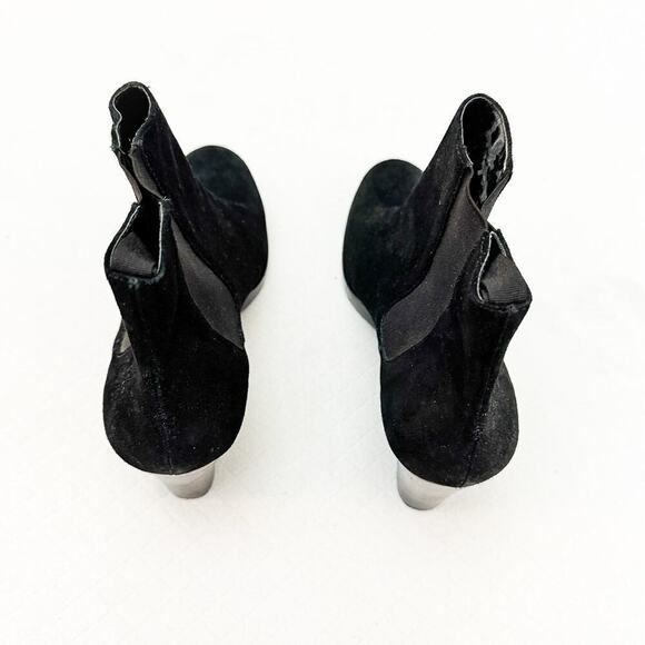 Lauren Ralph Lauren Suede Platform Black Booties Size 11 - Picture 2 of 6